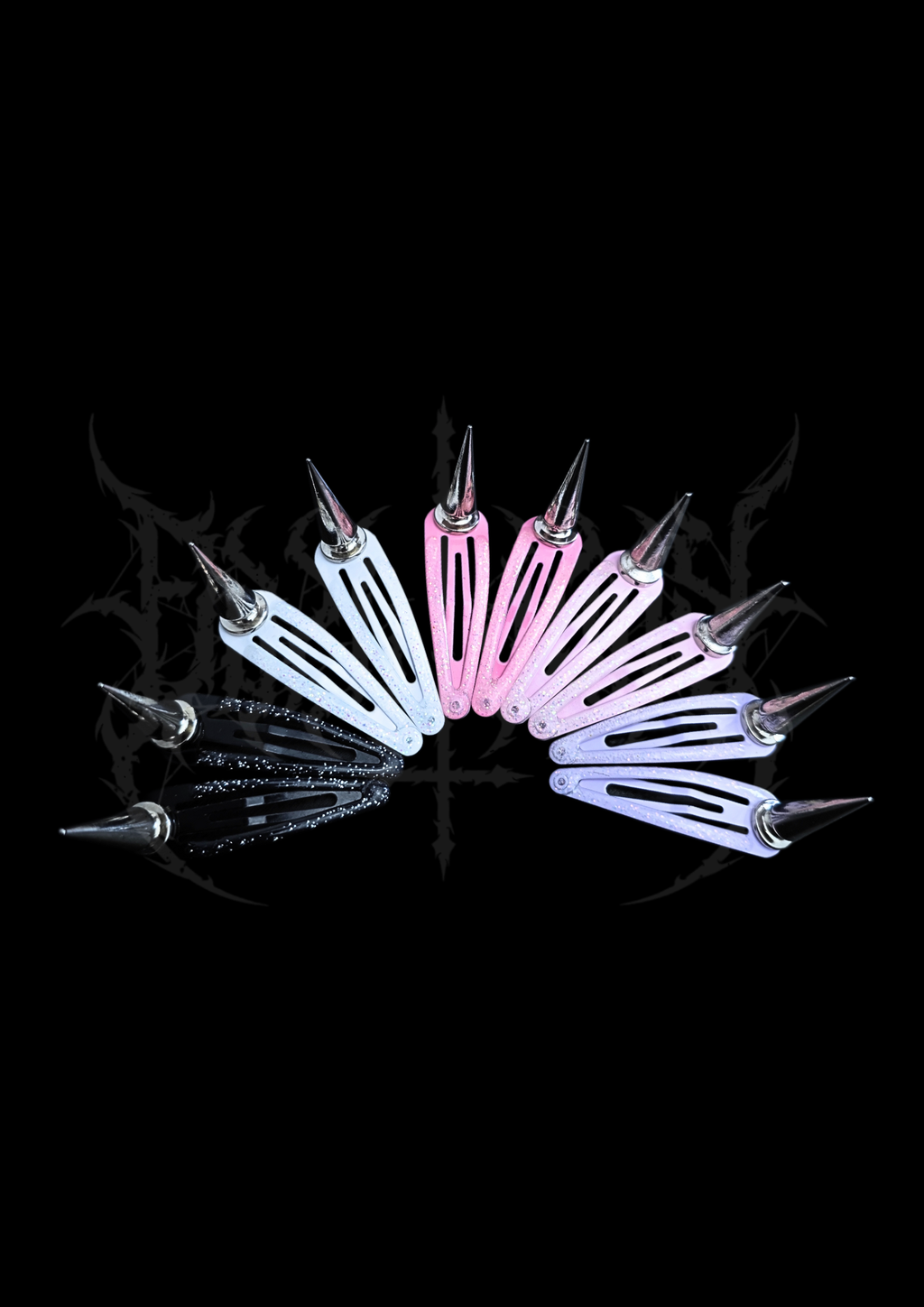 BARRETTES "GLITTERGRIND" - LONG