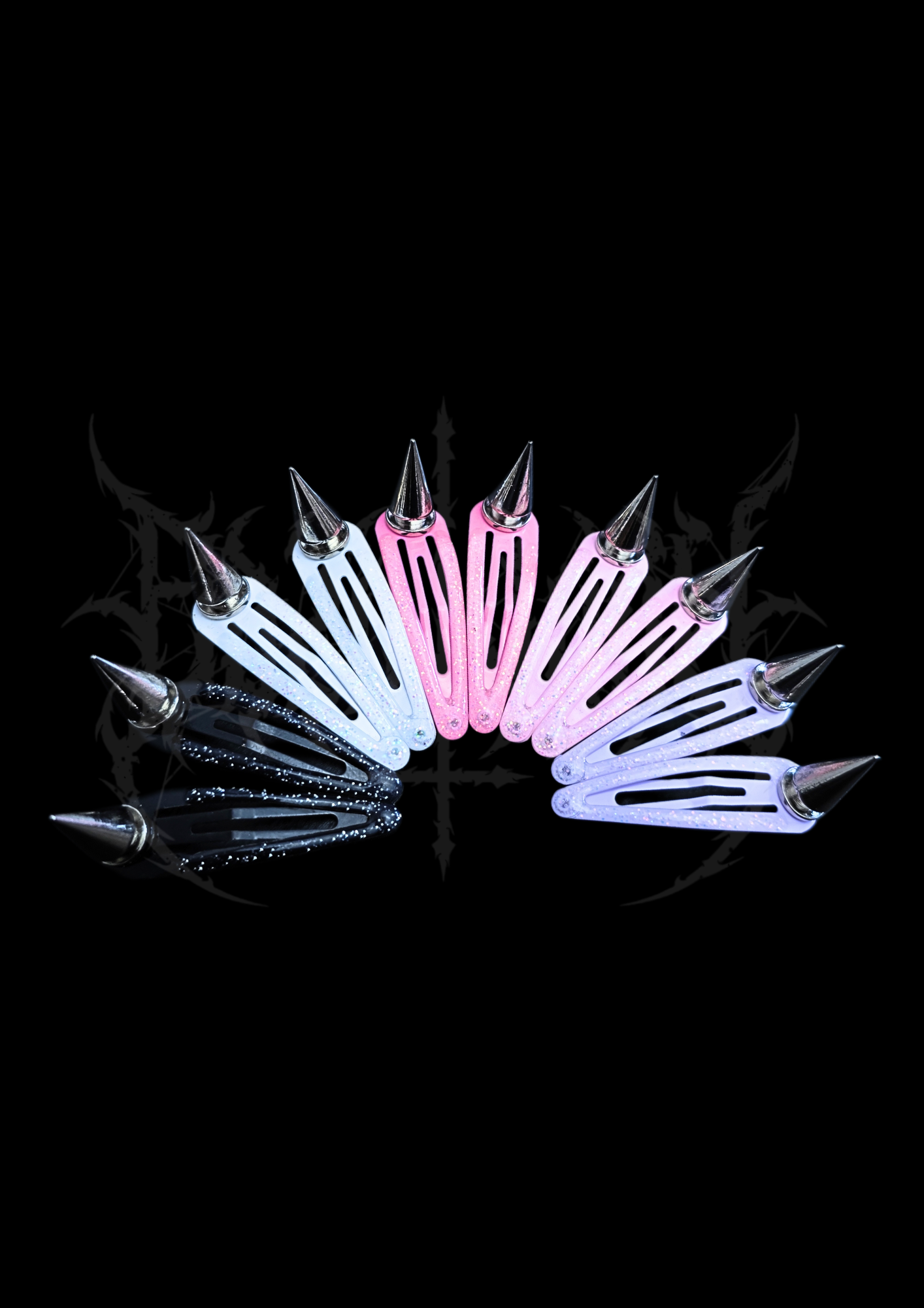 BARRETTES "GLITTERGRIND" - SMALL