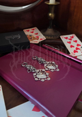 BOUCLES D'OREILLES "QUEEN OF HEARTS"