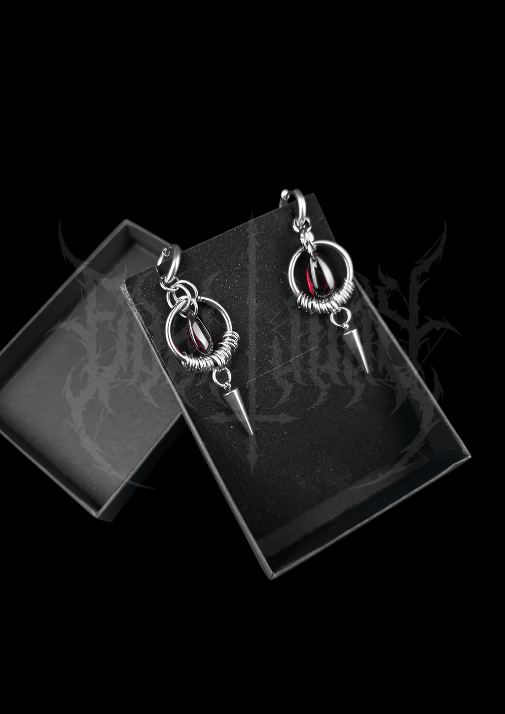 BOUCLES D'OREILLES "BLOOD DROP"