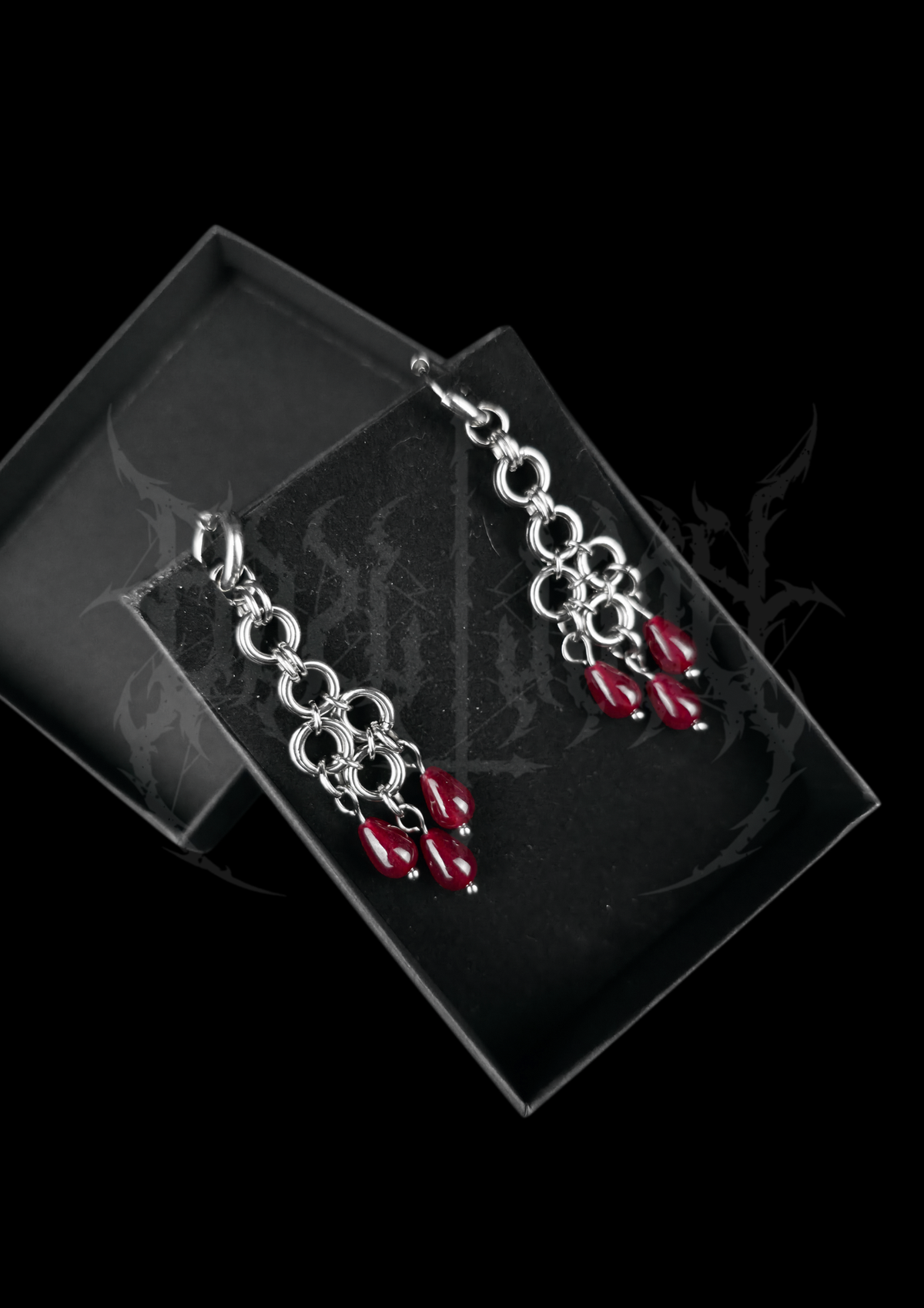 BOUCLES D'OREILLES "BLOODHEX"