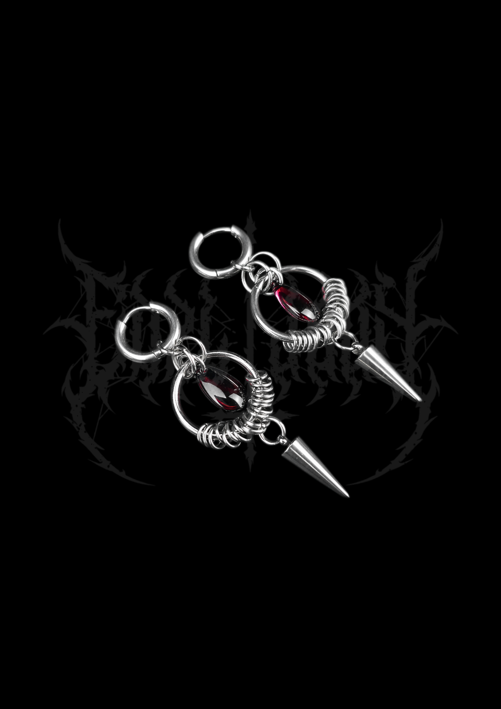 BOUCLES D'OREILLES "BLOOD DROP"